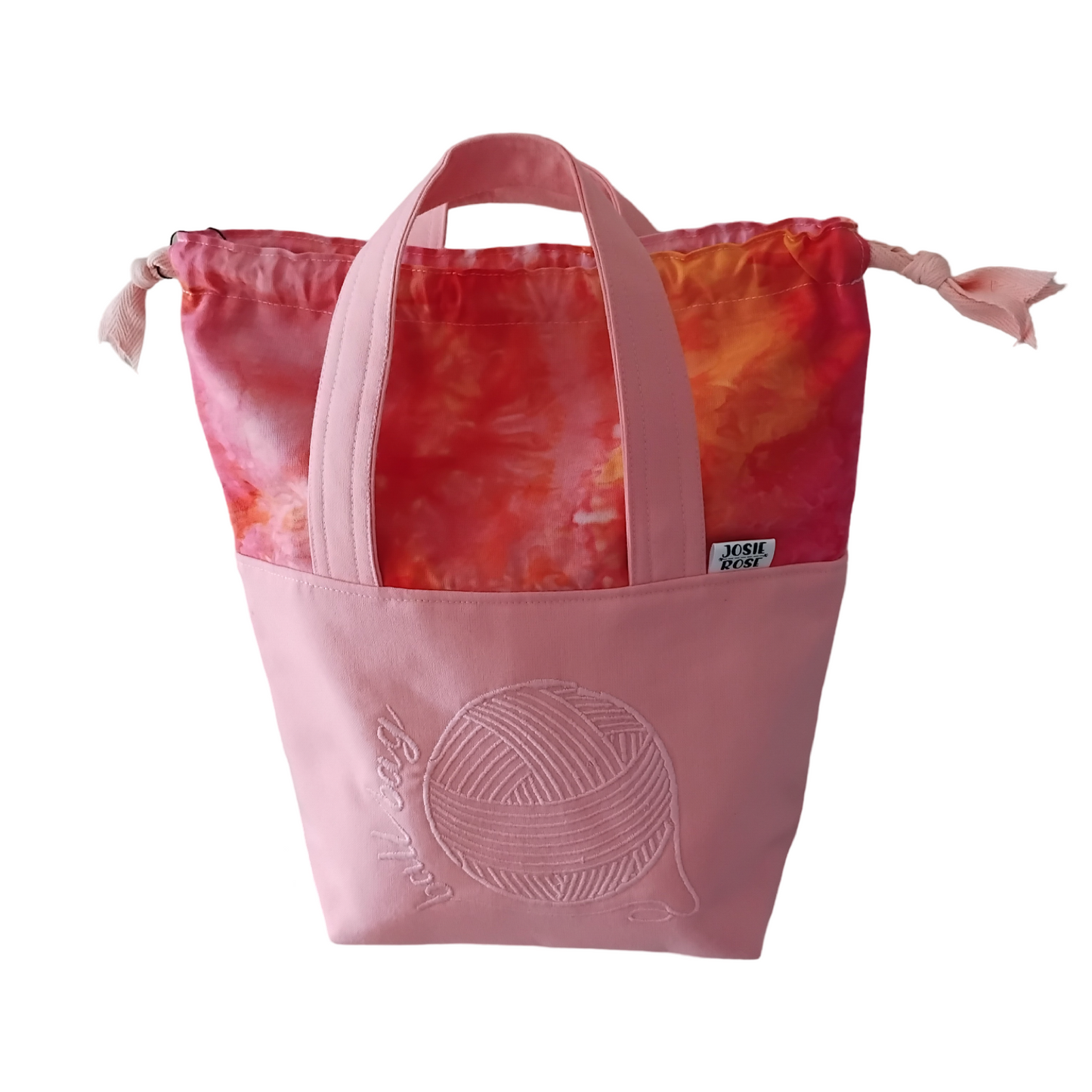 Machine Embroidered "Ball Bag”