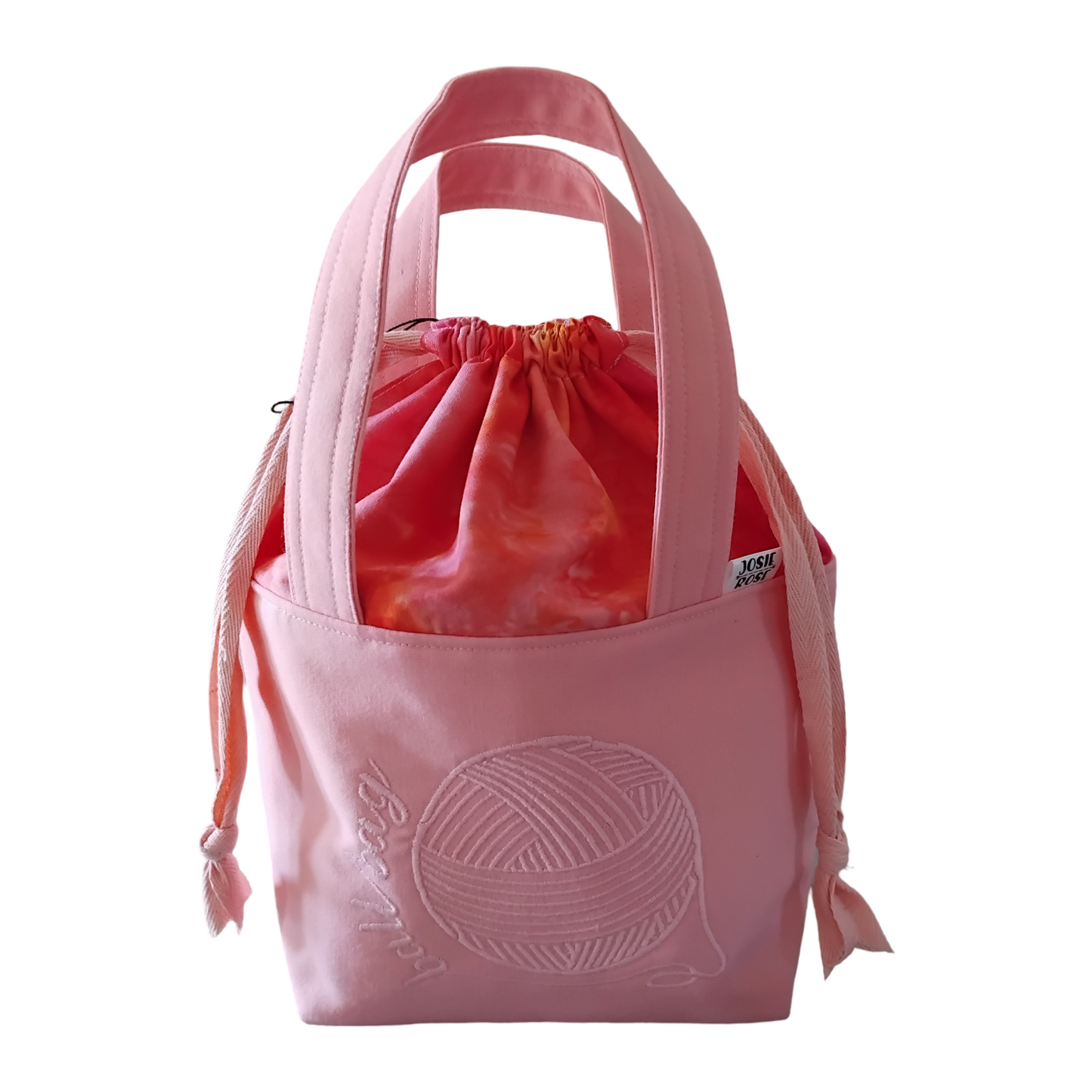 Machine Embroidered "Ball Bag”
