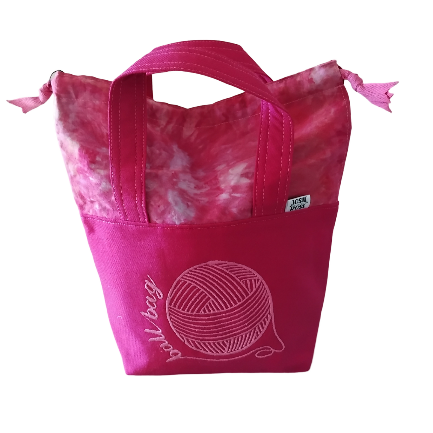 Machine Embroidered "Ball Bag”