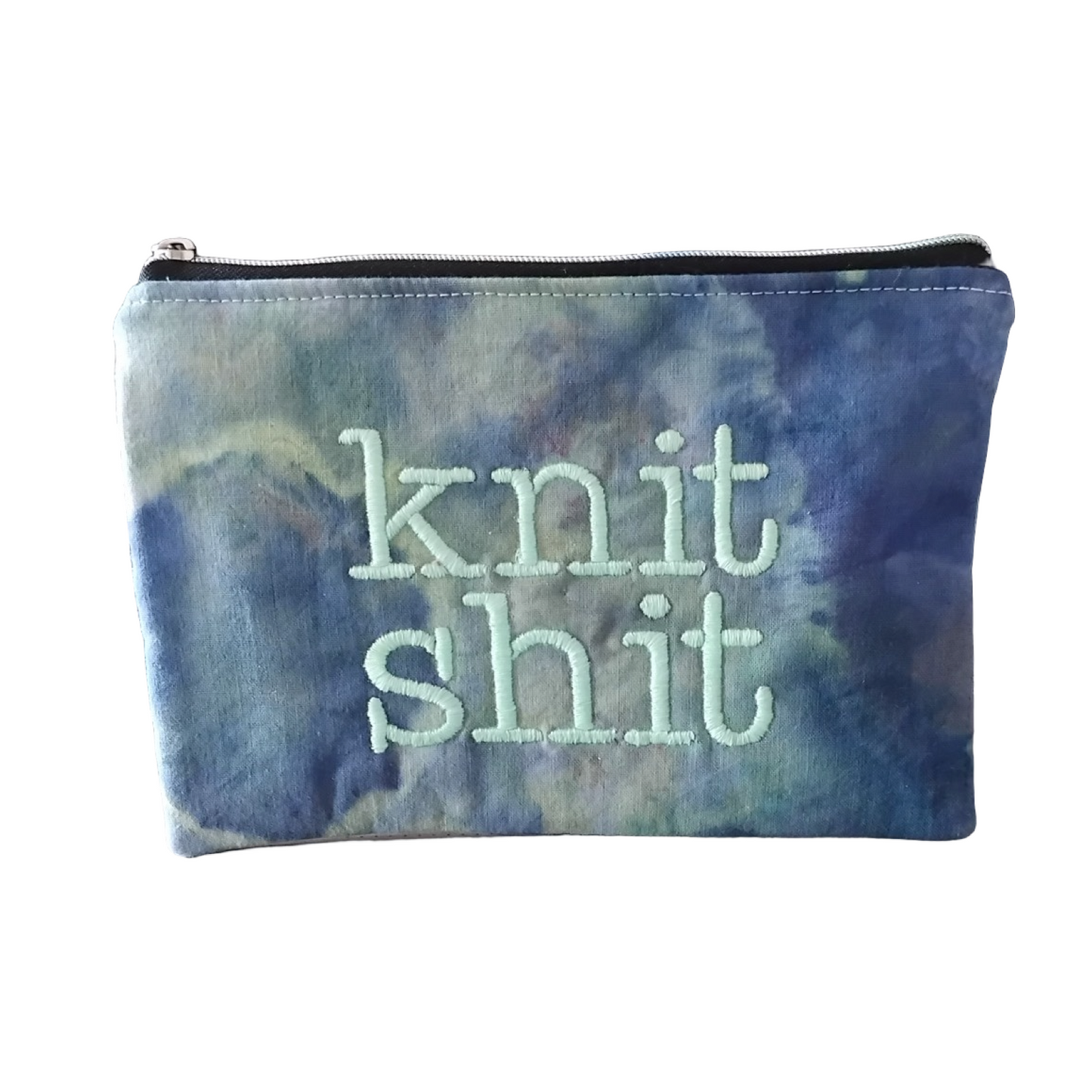 Machine Embroidered Notions Pouch