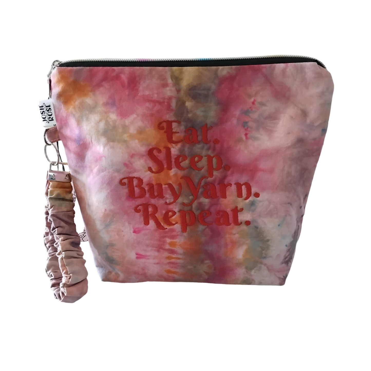 Embroidered Zip Pouch