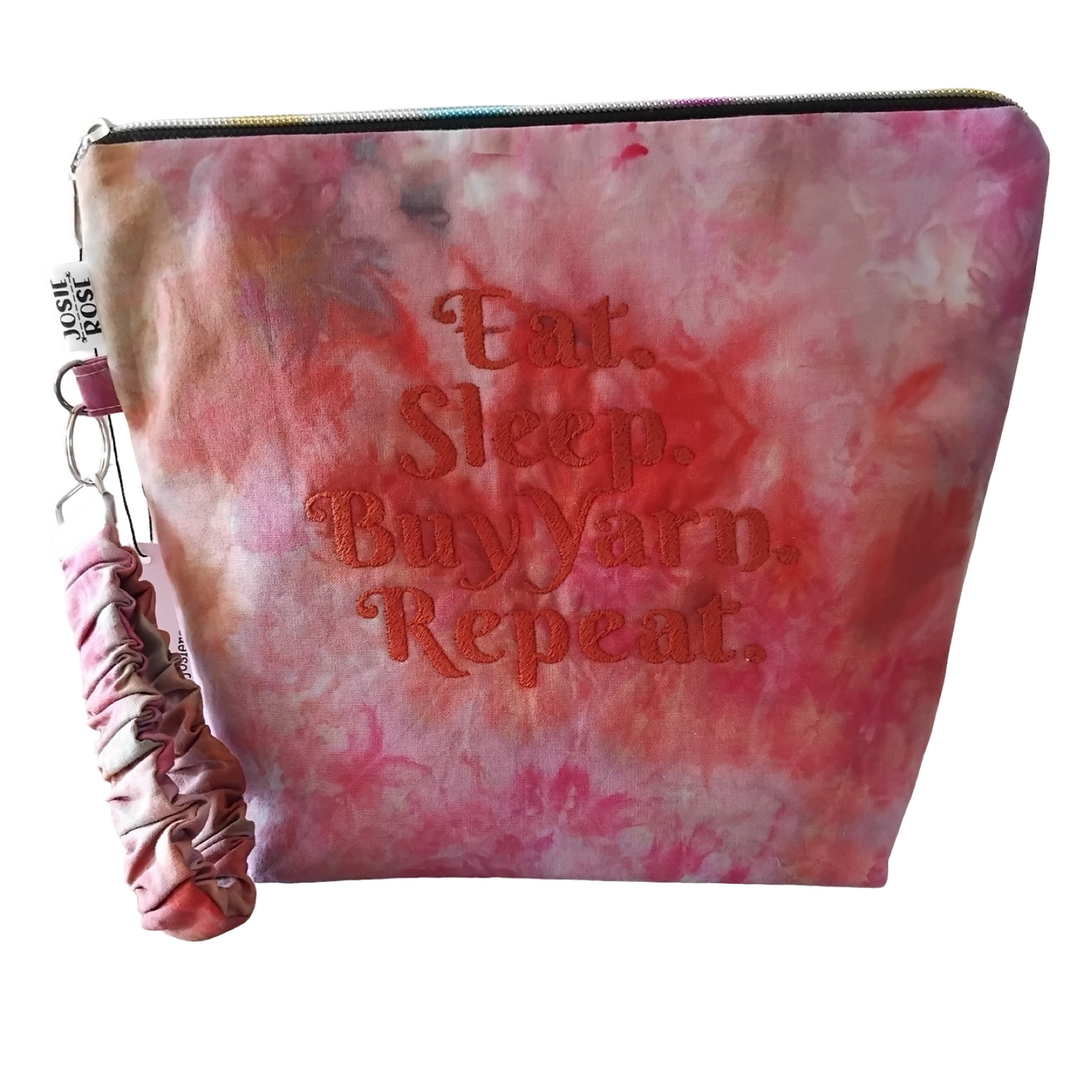 Embroidered Zip Pouch