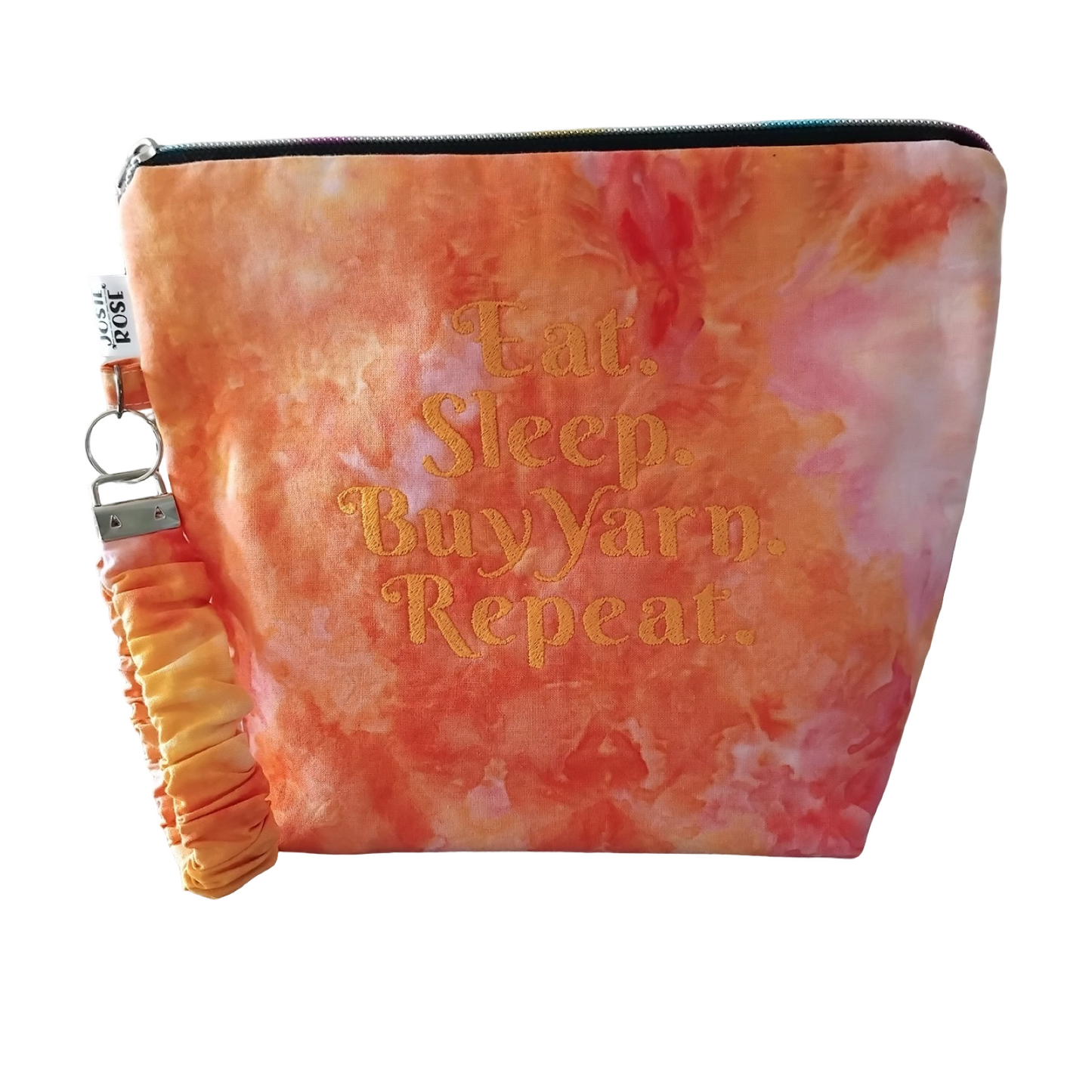 Embroidered Zip Pouch