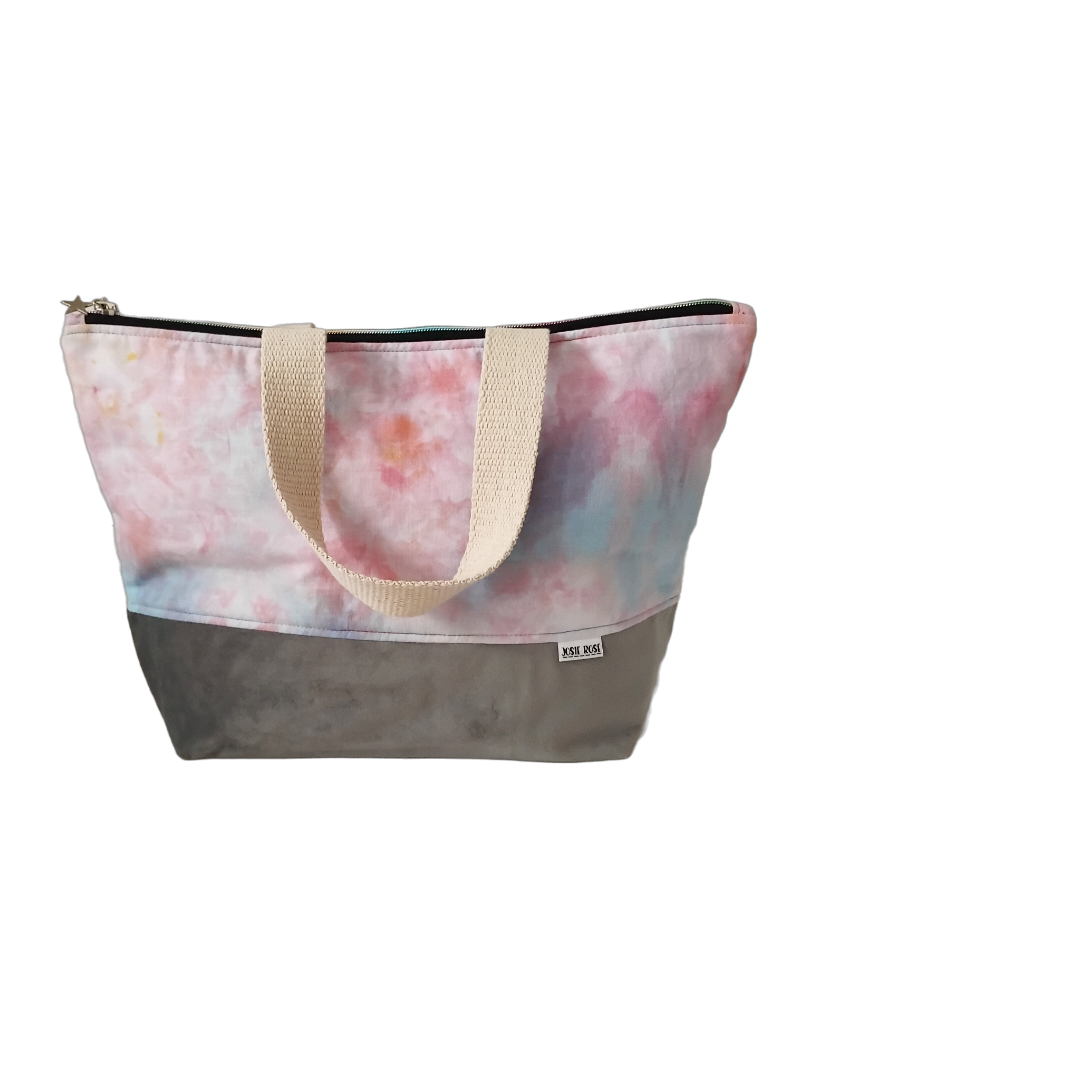 Large Zippered Bag with Handles