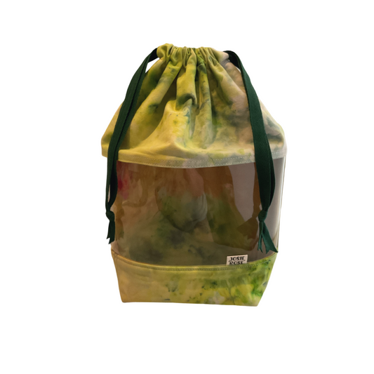 Drawstring “Peek a Boo” Bag