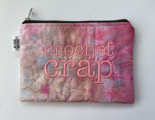 Machine Embroidered Notions Pouch