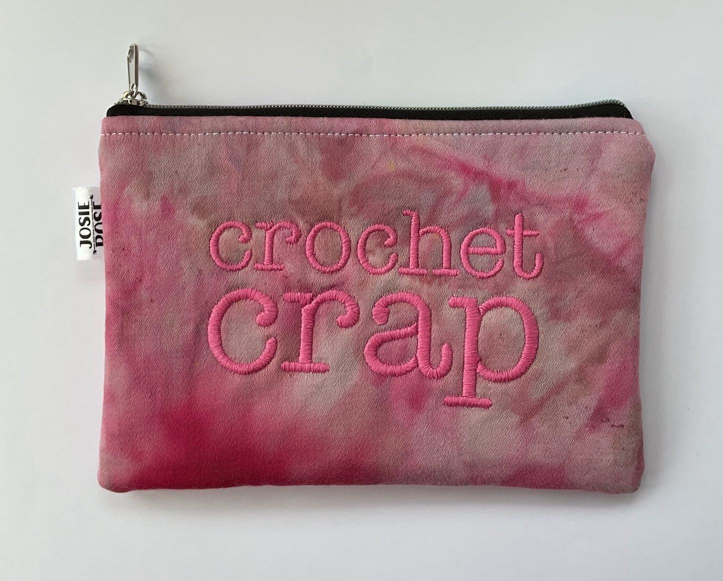 Machine Embroidered Notions Pouch