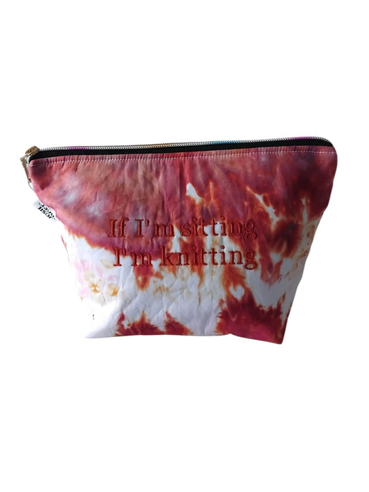 Embroidered Zip Pouch