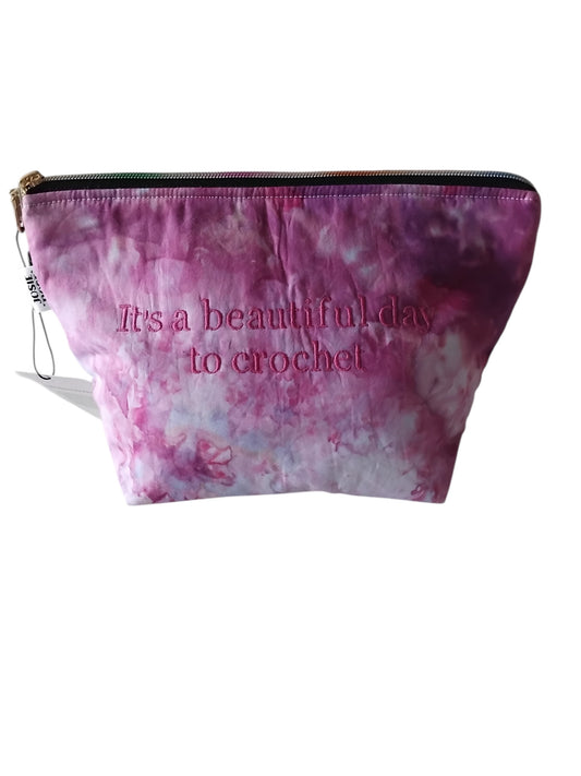 Embroidered Zip Pouch