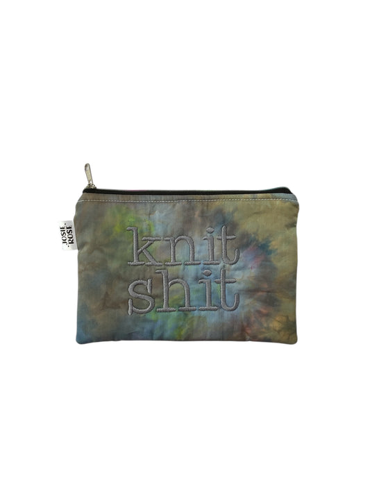 Machine Embroidered Notions Pouch