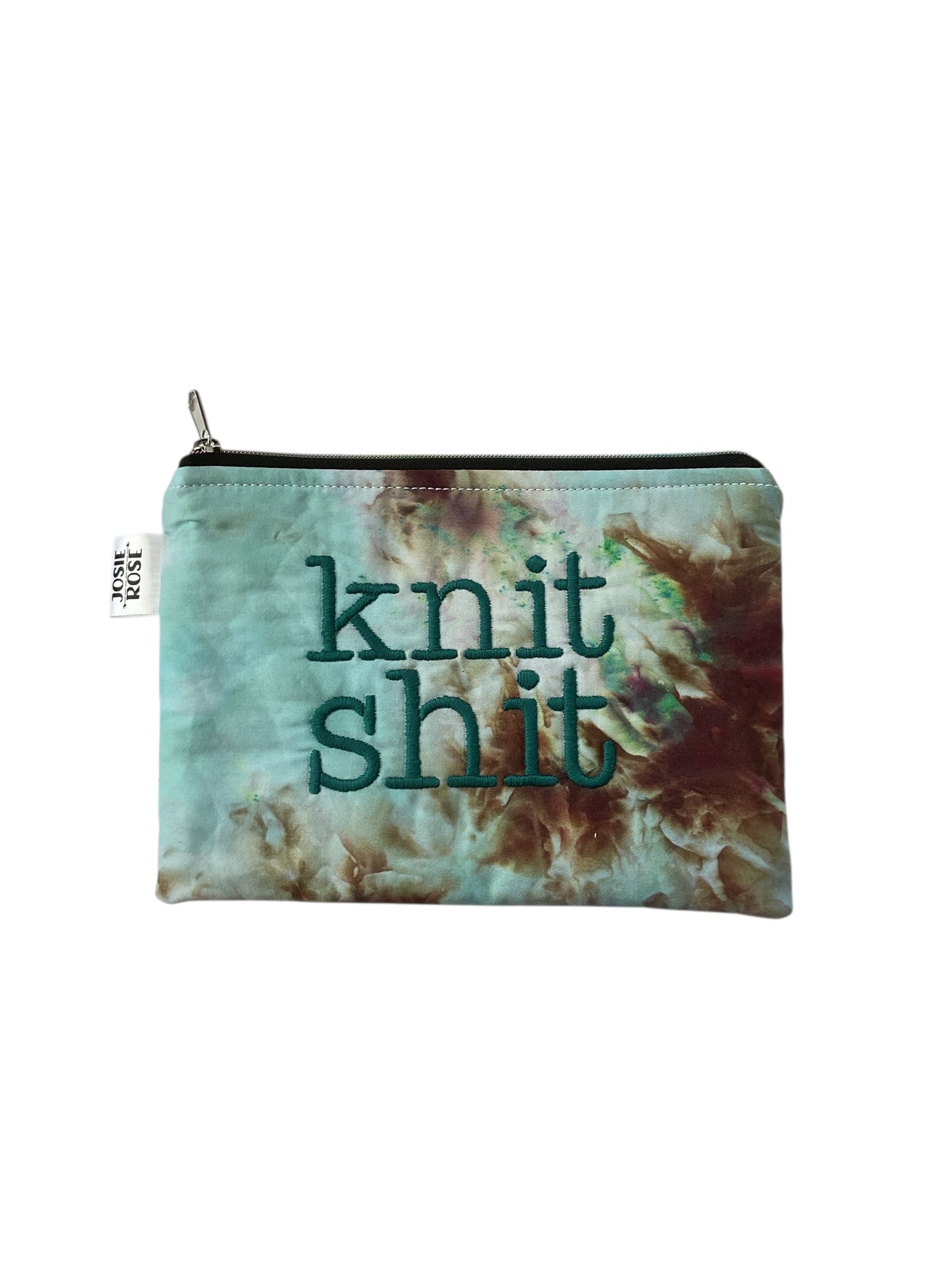Machine Embroidered Notions Pouch