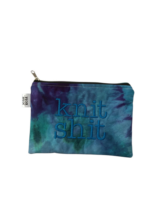 Machine Embroidered Notions Pouch