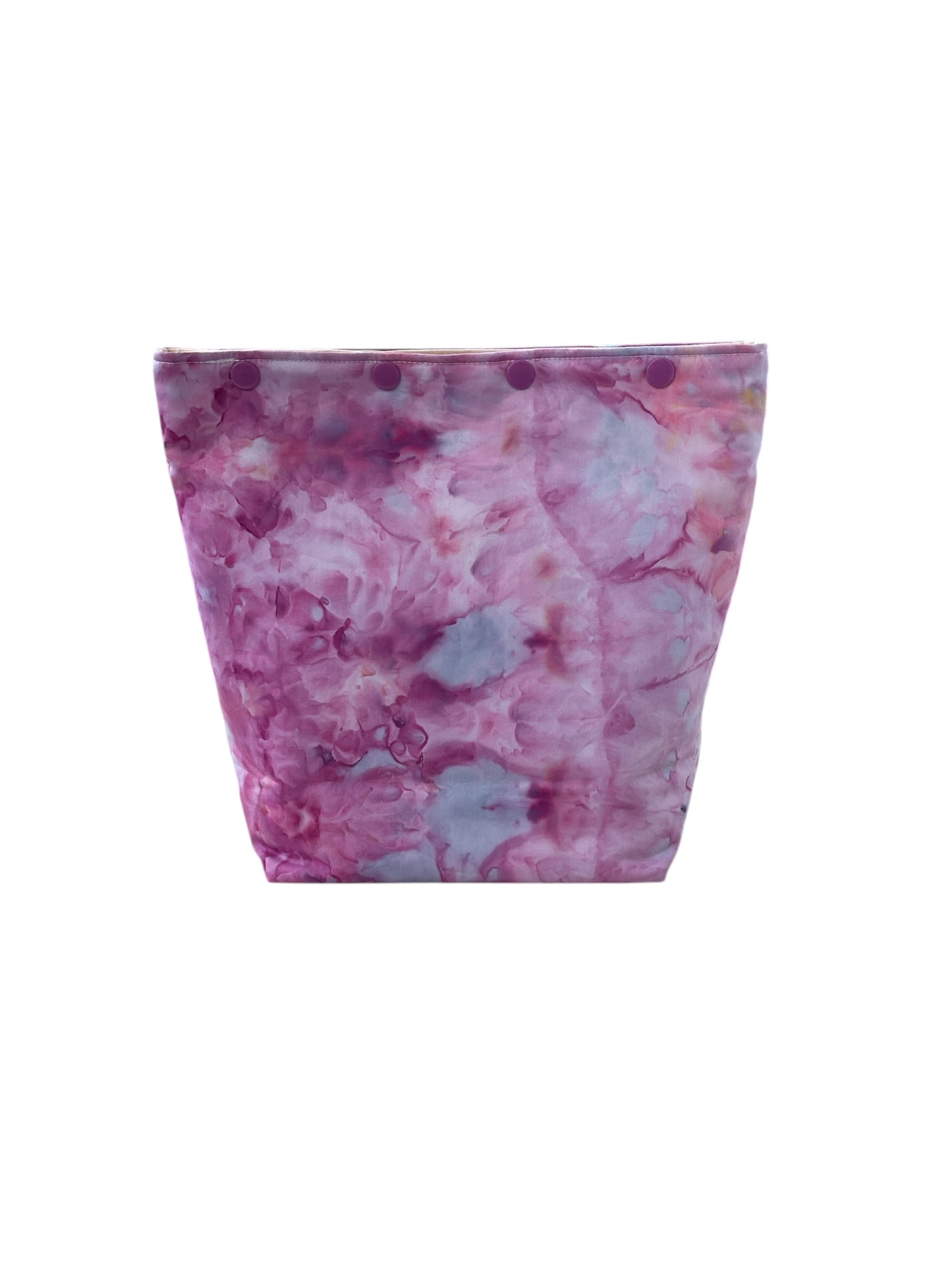 Machine Embroidered Popper Pouch