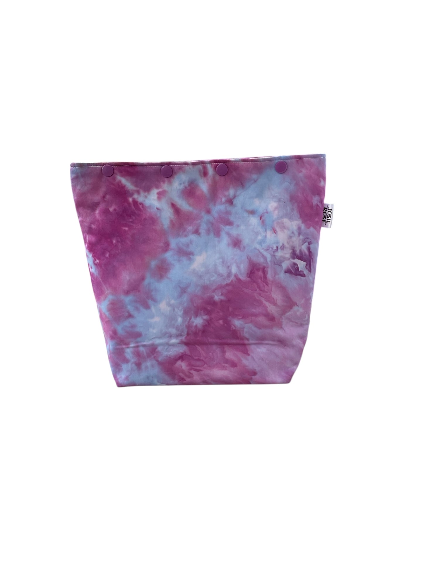 Machine Embroidered Popper Pouch
